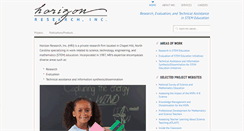 Desktop Screenshot of horizon-research.com